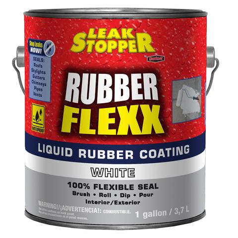 Leak Stopper® Rubber Flexx Liquid Rubber Coating (White) – Black Jack  Coatings