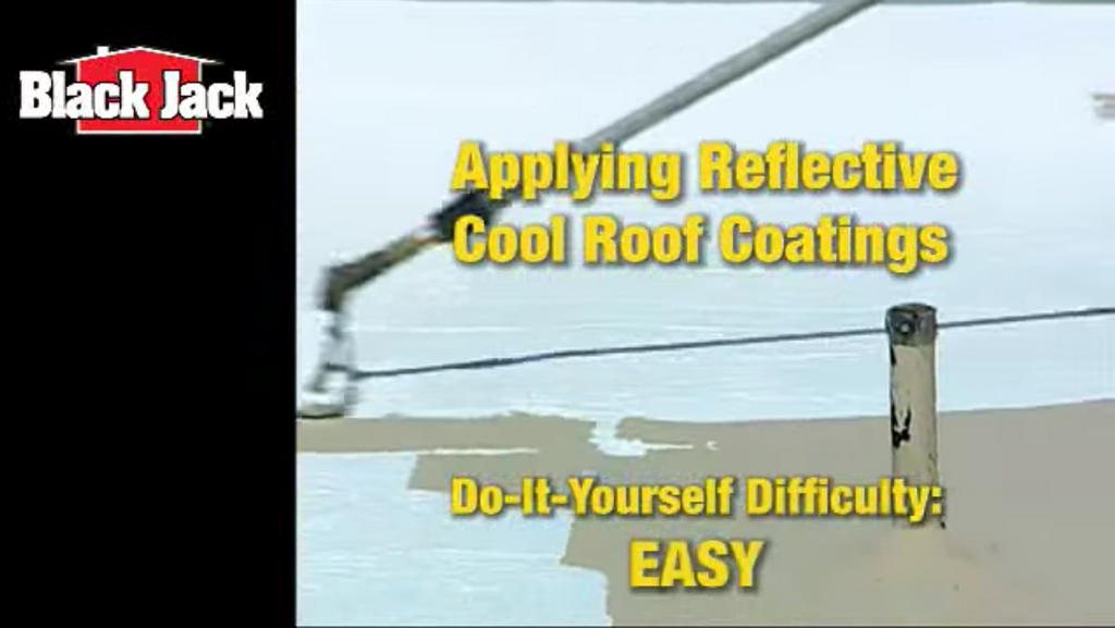 HowTo Apply an Elastomeric White Cool Roof Coating Black Jack Coatings