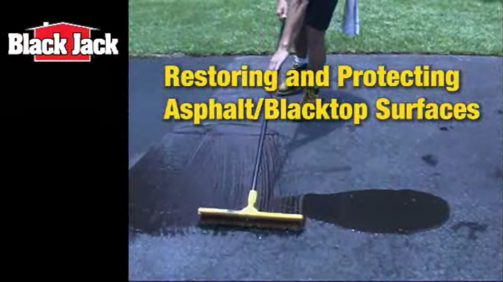 HowTo Seal Blacktop and Asphalt Driveways Black Jack Coatings